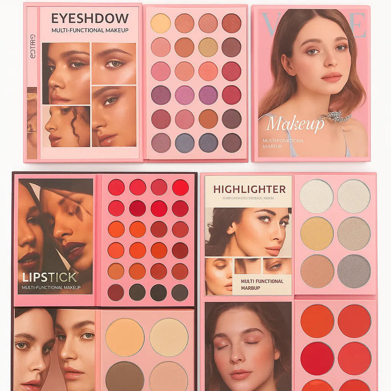ONEYIOO 67-Color 5 Page Book Palette – All-in-One Makeup Collection - TUZZUT Qatar Online Shopping