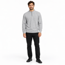 Light Grey Quarter-Zip Knit Sweater NS69
