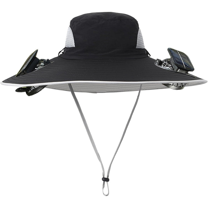 Fishing Hat With 2 Solar Fan 214 - TUZZUT Qatar Online Shopping