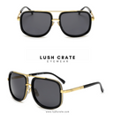 Wide Frame Retro Square Sunglasses S0076800 - TUZZUT Qatar Online Shopping