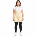 Women’s Cream Beige Extra High-Waist Shaping Shorts 171213