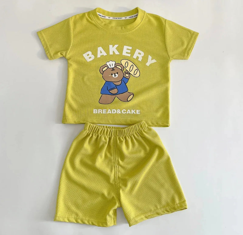 Children wear suit kids clothing for girl's and Boys clothing Tshirt sets 1556019 - TUZZUT Qatar Online Shopping