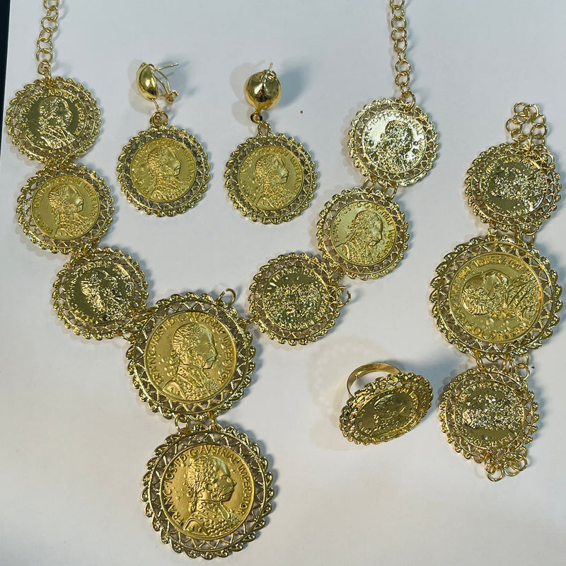 Jewelry Set Of Earrings Pendant Necklace For Women S4676604 - TUZZUT Qatar Online Shopping