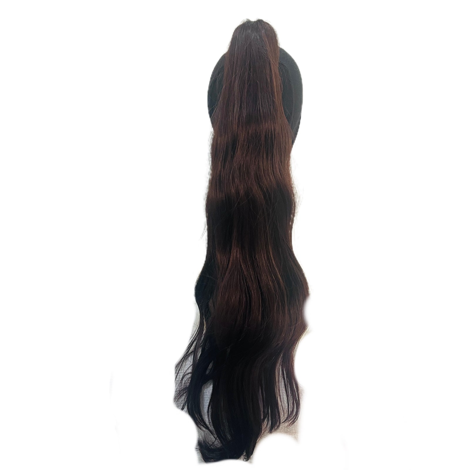 Synthetic Long Straight Claw Clip On Ponytail Hair - oy63 Synthetic Long Straight Claw Clip On Ponytail Hair - oy63