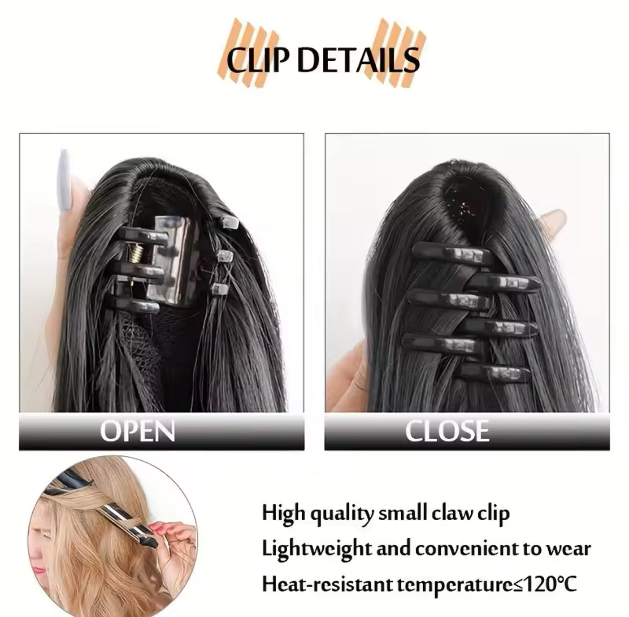 Synthetic Ponytail Hairpiece Extensions Long Pigtail Extensions - oy61(7028) Synthetic Ponytail Hairpiece Extensions Long Pigtail Extensions - oy61(7028)