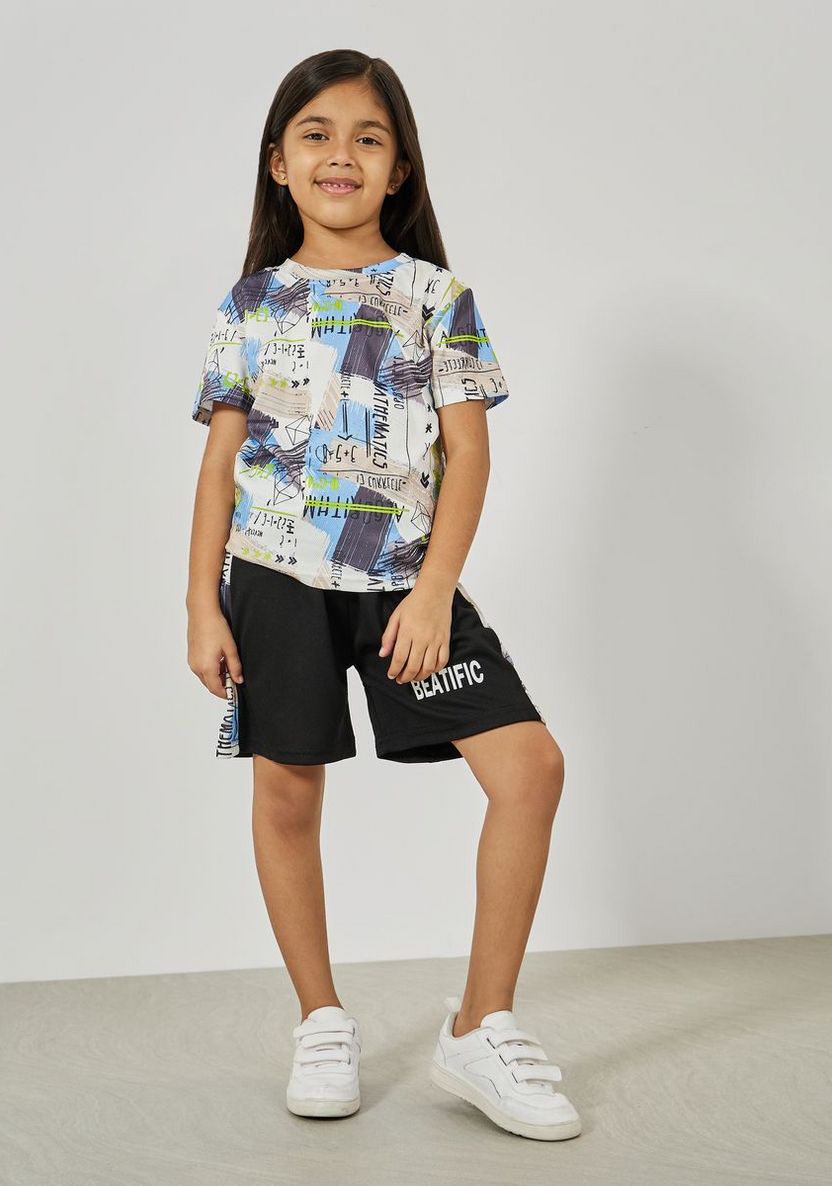 Summer Children Sports Running Short-sleeved Dress 1488601 Summer Children Sports Running Short-sleeved Dress 1488601