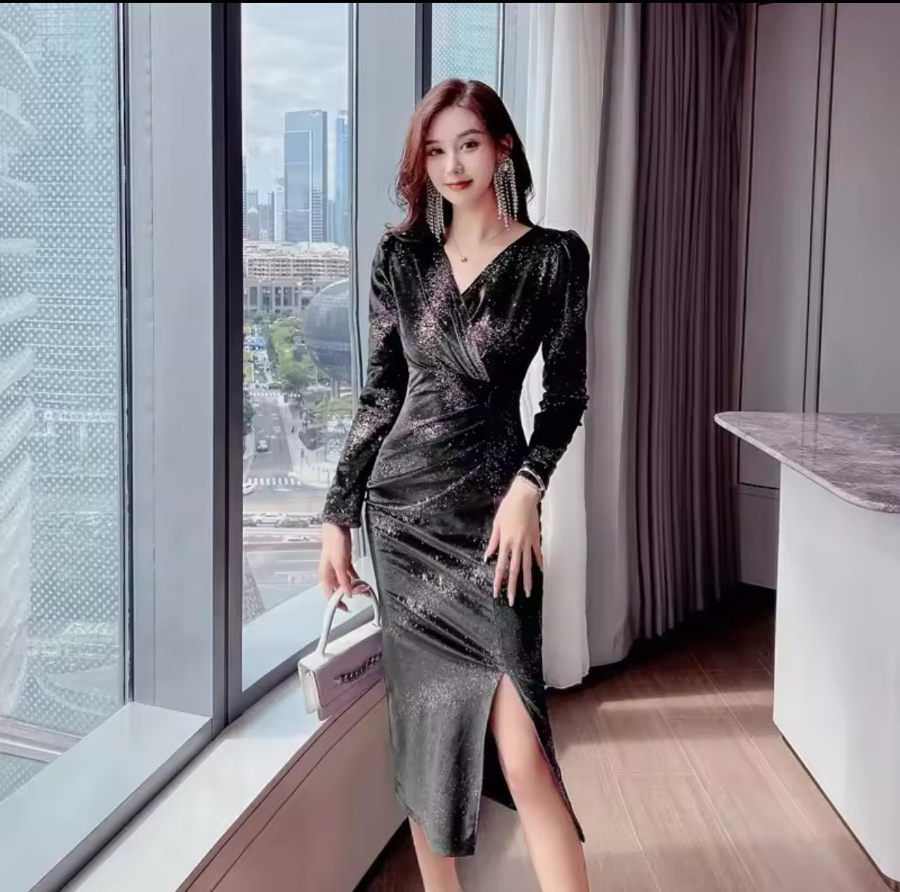 Women Korean Vintage Luxury Dance Party Dress S5087743 Women Korean Vintage Luxury Dance Party Dress S5087743