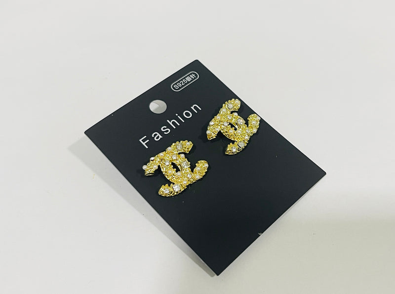 Alphabet Earrings Women's Luxury Gold Earrings X3052296
