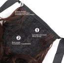 Woman Wig Synthetic Long Straight Ponytail Bandage Hair Tail Extensions-mod26 WB001 - TUZZUT Qatar Online Shopping