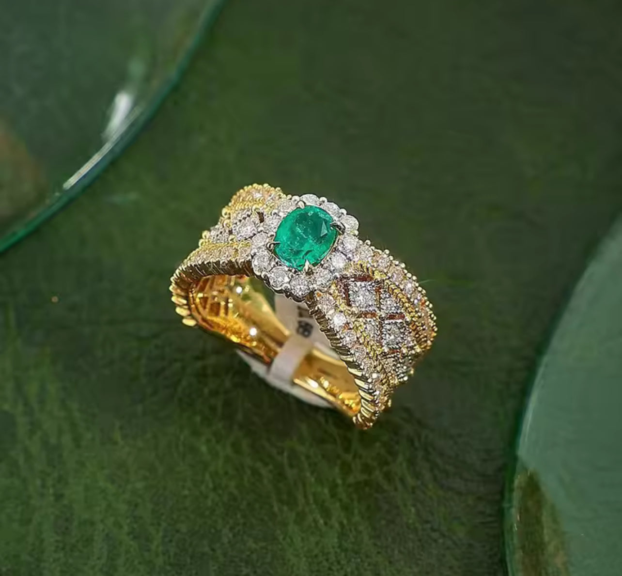 Retro Lace Design Zircon Geometric Adjustable Ring S5059366 Retro Lace Design Zircon Geometric Adjustable Ring S5059366