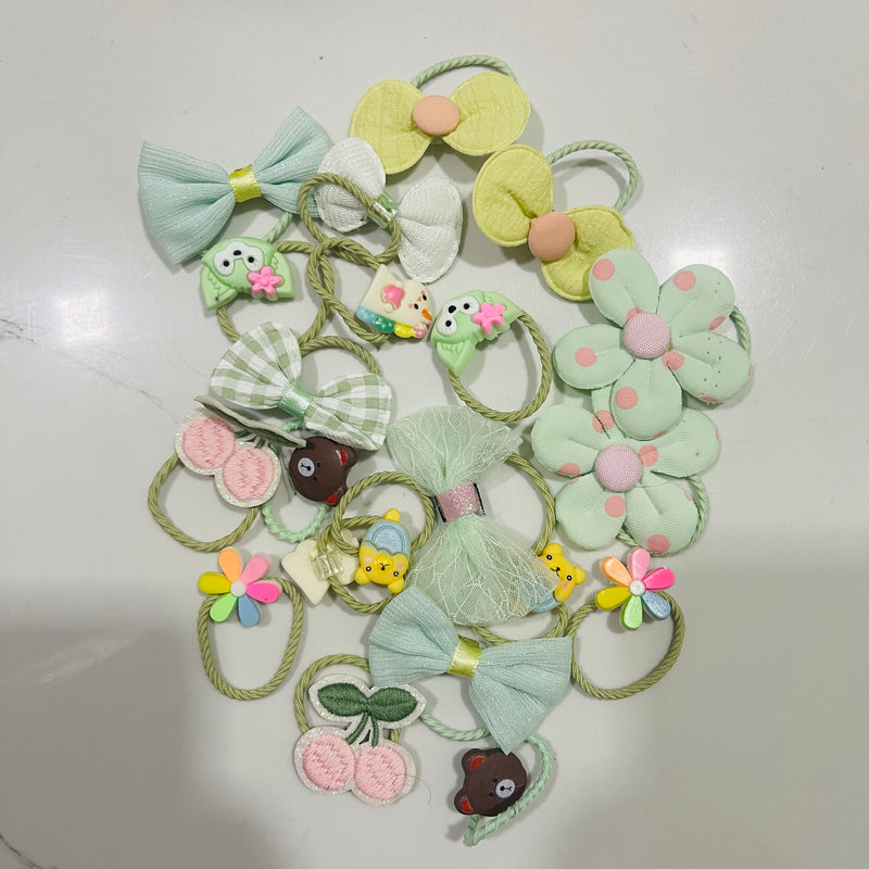 22PCS Girls Hair Accessories Cute Cartoon Hair Bands 4550560 - TUZZUT Qatar Online Shopping