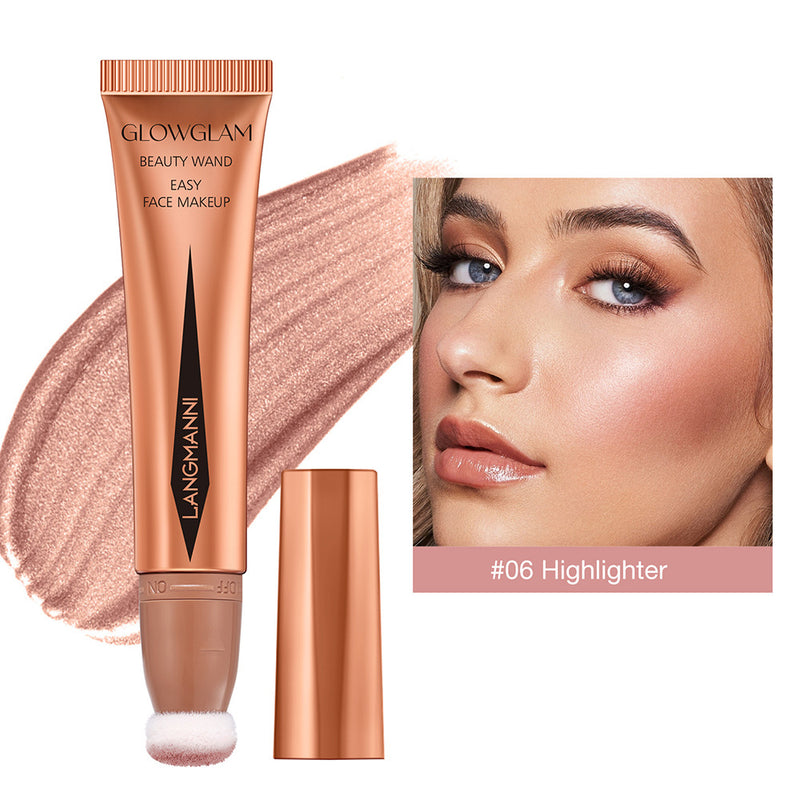 LANGMANNi Highlighter Blush Waterproof Contour Blusher 418364 - TUZZUT Qatar Online Shopping