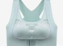 Breast Pad Crop Top For Girl Cross Beauty Back Camisoles Full Cup Front Closure Bra 75182 - TUZZUT Qatar Online Shopping