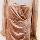 Ladies Velvet Long Dresses Women S5055597 - TUZZUT Qatar Online Shopping