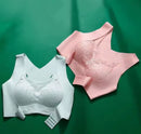 Breast Pad Crop Top For Girl Cross Beauty Back Camisoles Full Cup Front Closure Bra 75182 - TUZZUT Qatar Online Shopping
