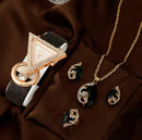 5pcs Set Watch For Women 521079 - TUZZUT Qatar Online Shopping