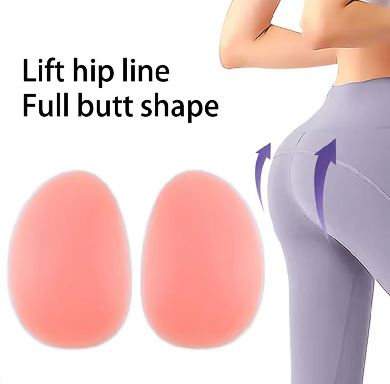 1 Pair Buttocks Enhancers Comfortable Removable Push Up Buttocks Contour Hip Silicone Butt Pads 74699 - TUZZUT Qatar Online Shopping