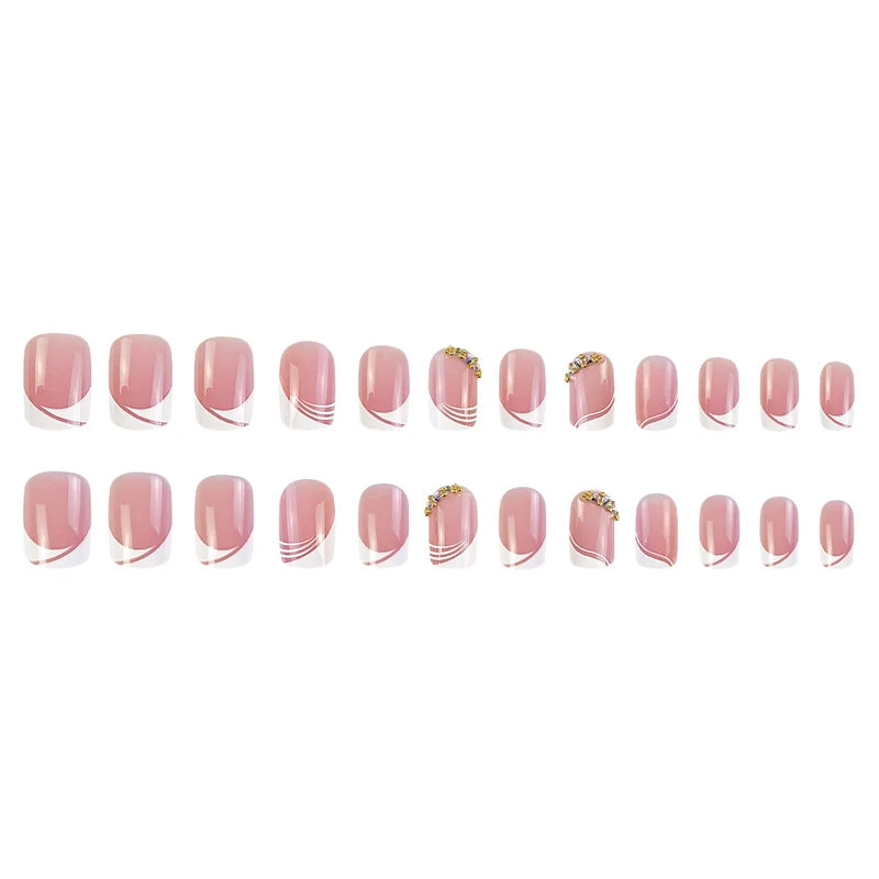 24pcs Natural Delicate & Comfortable Removable Fake Nails  524150 - TUZZUT Qatar Online Shopping