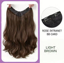 Synthetic Fiber Heat Resistant Wavy 4 Clips on Clip in hair Extensions mod108 - TUZZUT Qatar Online Shopping