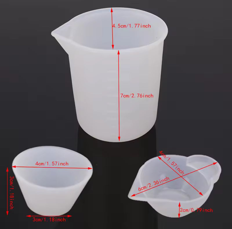 12Pcs Silicone Mixing Measuring Cups S3334269 - TUZZUT Qatar Online Shopping