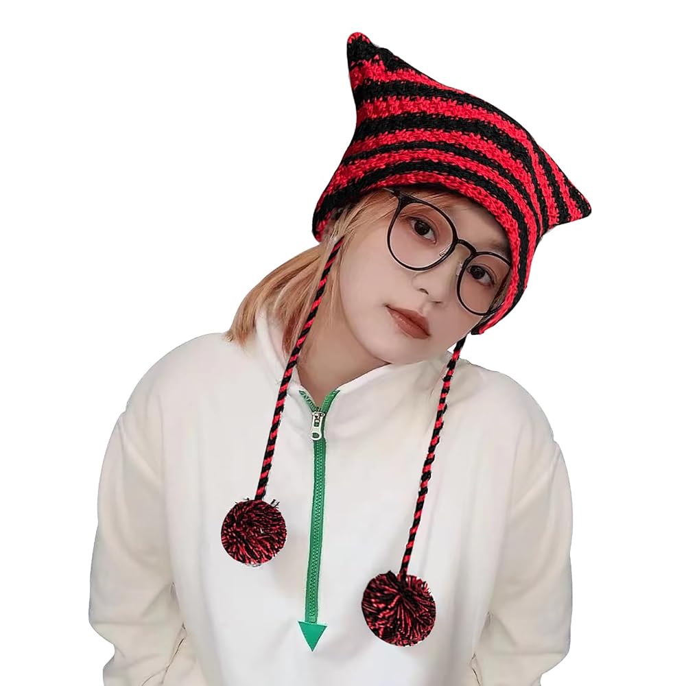 Knitting Cat Ear Beanie Hat 5979 Knitting Cat Ear Beanie Hat 5979