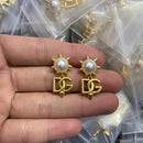 DG Letter Womens Earrings S074266 - TUZZUT Qatar Online Shopping