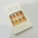 24pcs REMOVABLE FAKE NAILS BEAUTY NAIL ART FASHION STYLE - TUZZUT Qatar Online Shopping