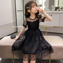 Black Lace baby Girls Dress 580235 - TUZZUT Qatar Online Shopping