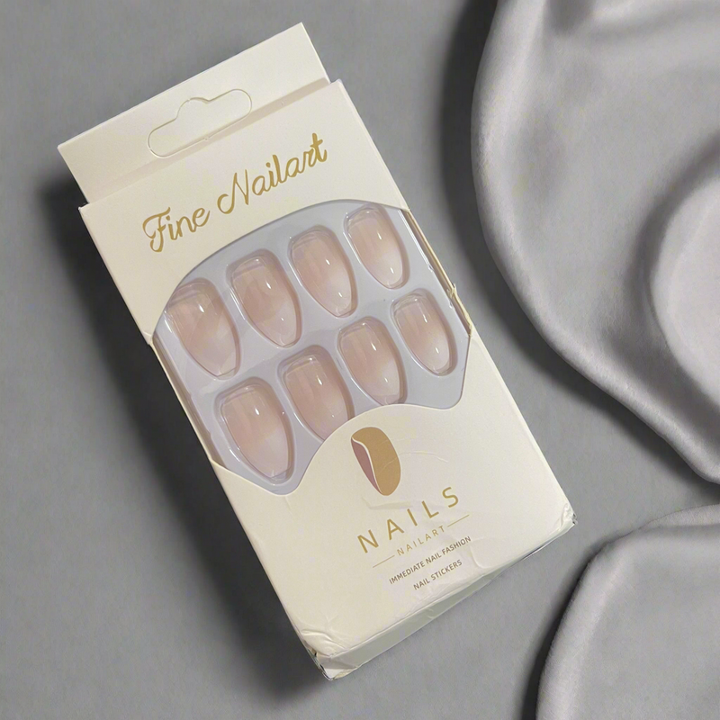 24pcs REMOVABLE FAKE NAILS BEAUTY NAIL ART FASHION STYLE 445507 - TUZZUT Qatar Online Shopping