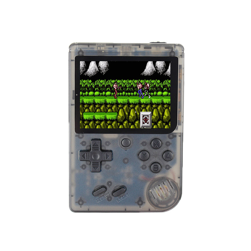 Handheld 400 Retro Games in 1 Mini Game Console Clear Black