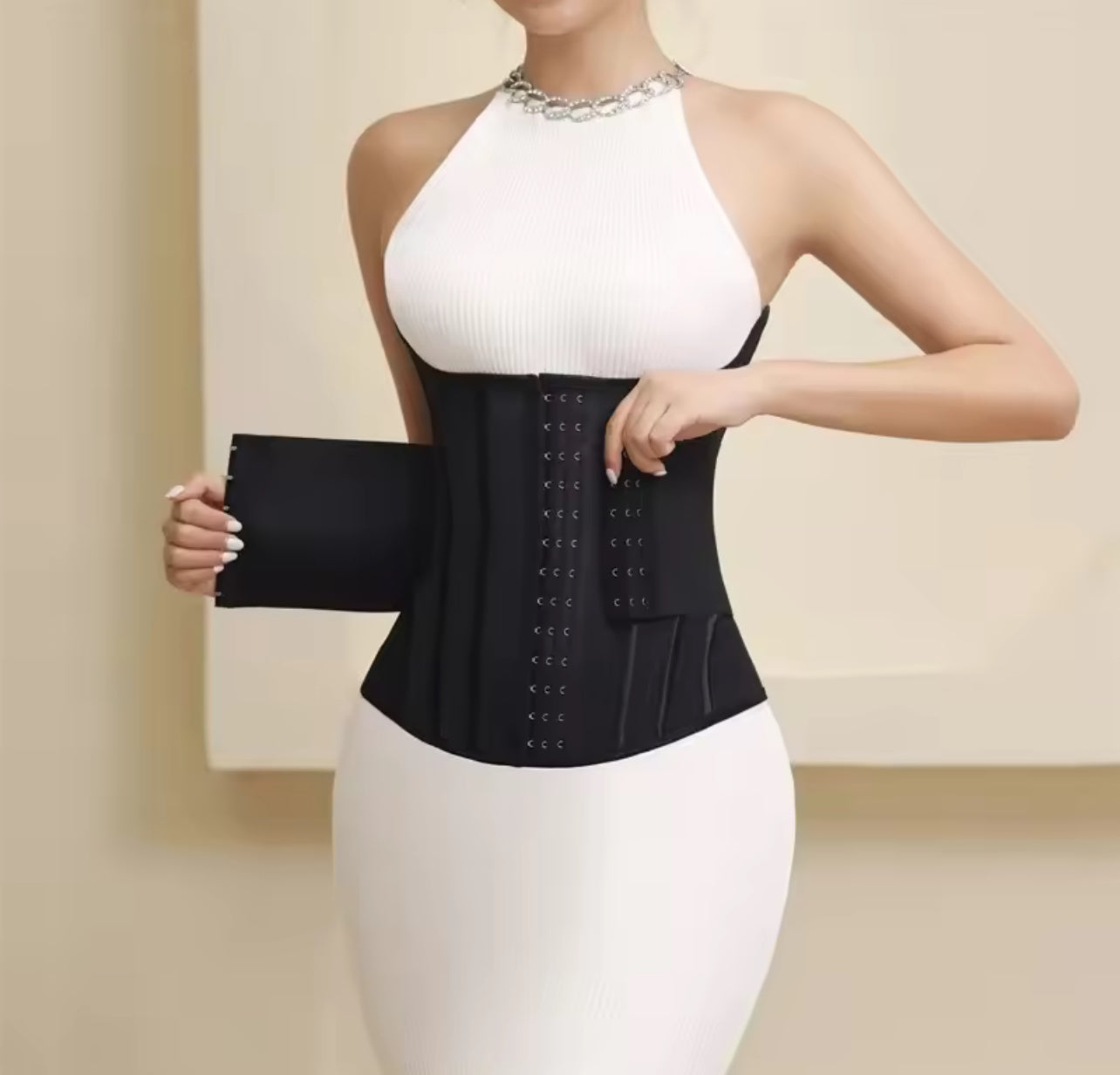 MISTHIN Double Layered U-Shaped Compression Abdomen Belt 75707 MISTHIN Double Layered U-Shaped Compression Abdomen Belt 75707