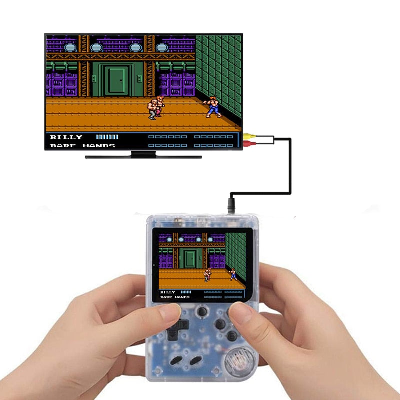 Handheld 400 Retro Games in 1 Mini Game Box Console Clear Black Handheld 400 Retro Games in 1 Mini Game Box Console Clear Black