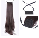 Woman Wig Synthetic Long Straight Ponytail Bandage Hair Tail Extensions-mod26 WB001 - TUZZUT Qatar Online Shopping