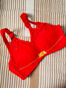 Women Front Closure Lace Bralette Bra 1236863 - TUZZUT Qatar Online Shopping