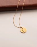 Arabic Letter Necklace and Earrings Set JS29