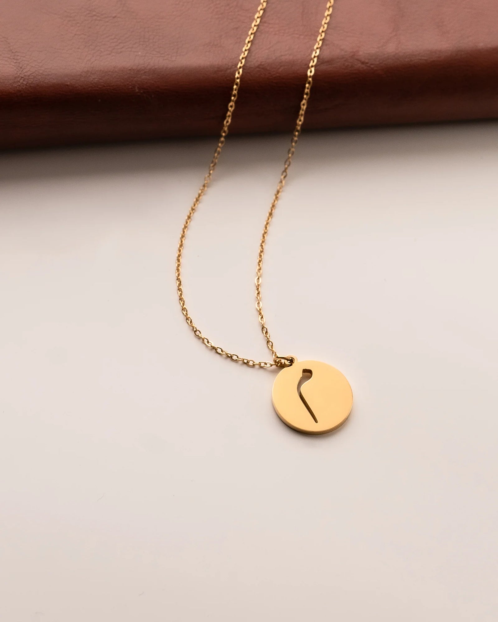 Arabic Letter Necklace and Earrings Set JS29