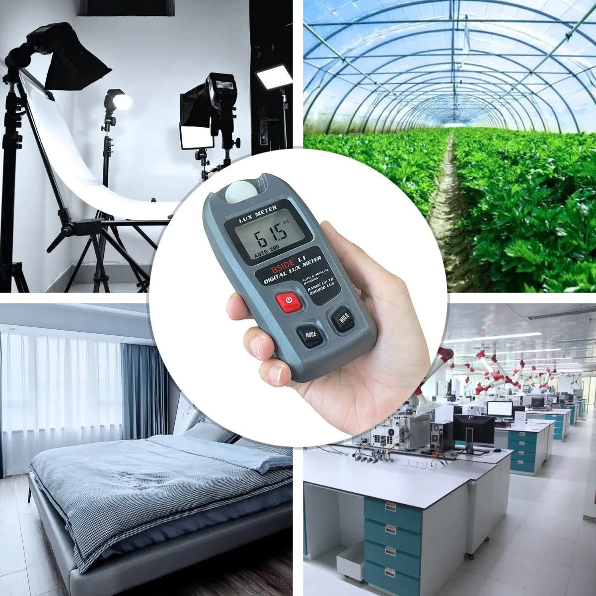Electronic Test Digital Light Meter Measuring Range Electronic Test Digital Light Meter Measuring Range