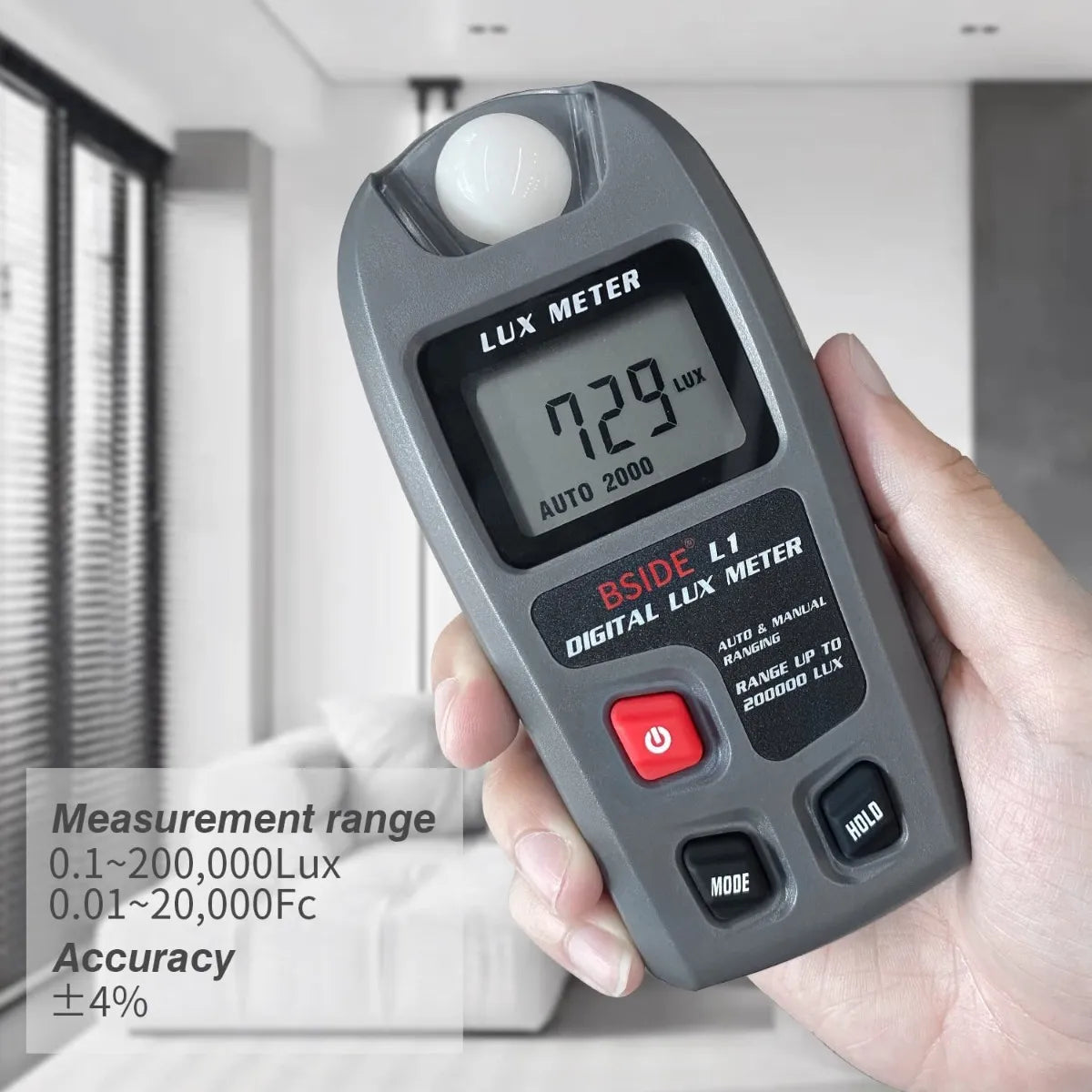 Electronic Test Digital Light Meter Measuring Range Electronic Test Digital Light Meter Measuring Range