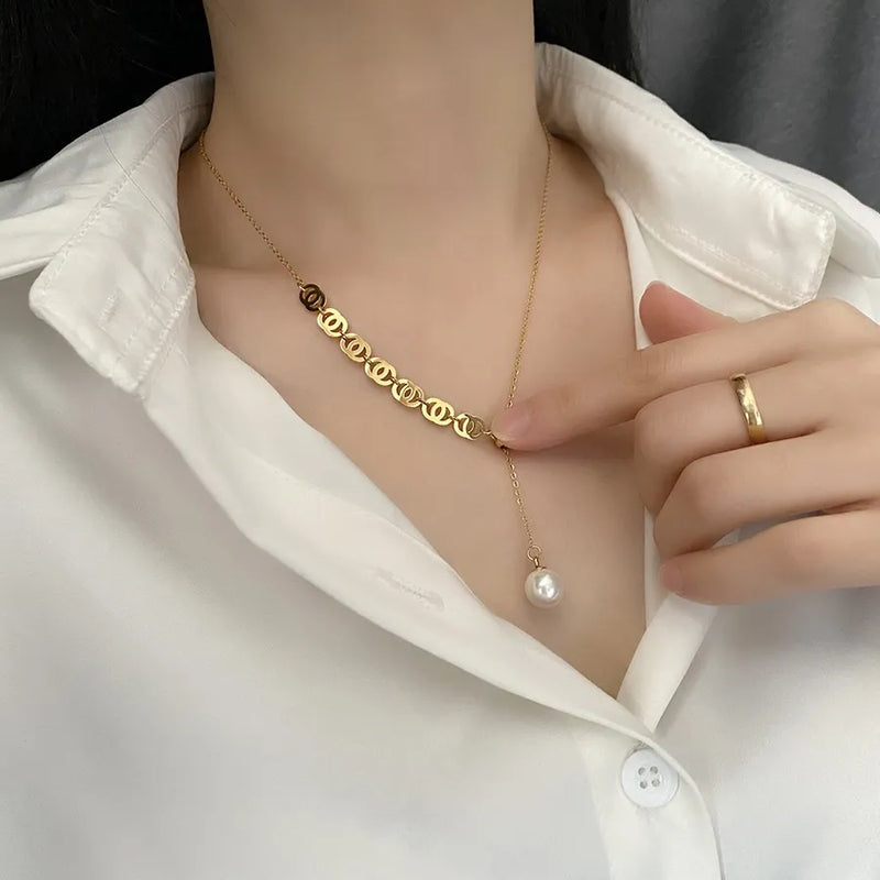 Minimalist Pearl Necklace PN899
