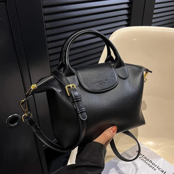 Avenue Eco-Leather Black Tote Bag 57177 - TUZZUT Qatar Online Shopping