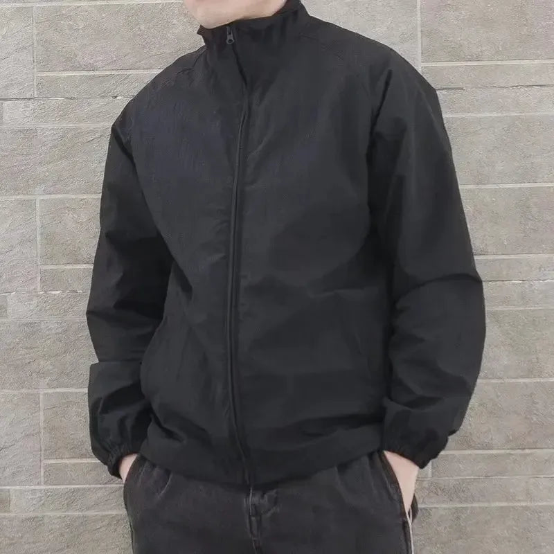 Korean Style Men's Casual Loose Fit Jacket 172965 Korean Style Men's Casual Loose Fit Jacket 172965