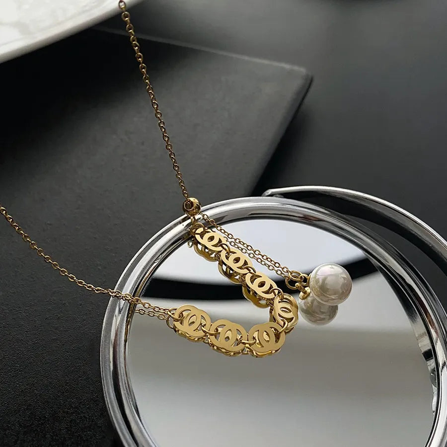 Minimalist Pearl Necklace PN899 Minimalist Pearl Necklace PN899