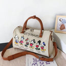 Disney Mickey cartoon canvas handbag Minnie ladies men's messenger bag large capacity shoulder bag S4404237 - Tuzzut.com Qatar Online Shopping