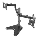 Dual-Monitor Steel Articulating Monitor Mount - SH M0011C (Fits Most 17" ~ 27") - Tuzzut.com Qatar Online Shopping