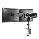Dual Monitor Gas Spring Mount with Usb Ports - SH T26C024UP (Fits Most 17"~ 32") - Tuzzut.com Qatar Online Shopping