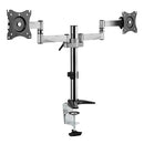 Dual Monitors Premium Articulating Monitor Mount - SH 110C024 (Fits Most 13" ~ 27") - Tuzzut.com Qatar Online Shopping