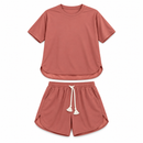 Women’s Terracotta T-Shirt & Shorts Set YD48