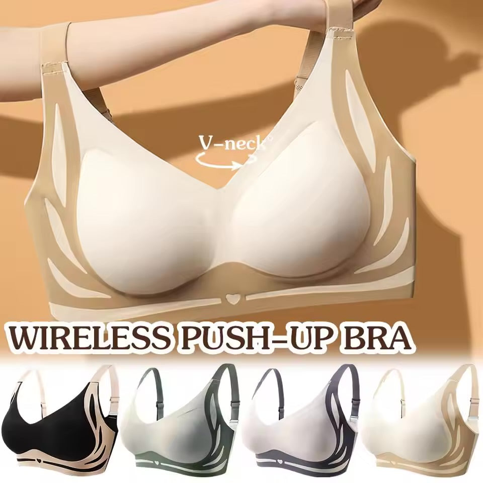 Womens Wireless Padded Push-Up Bra ZP381 Womens Wireless Padded Push-Up Bra ZP381