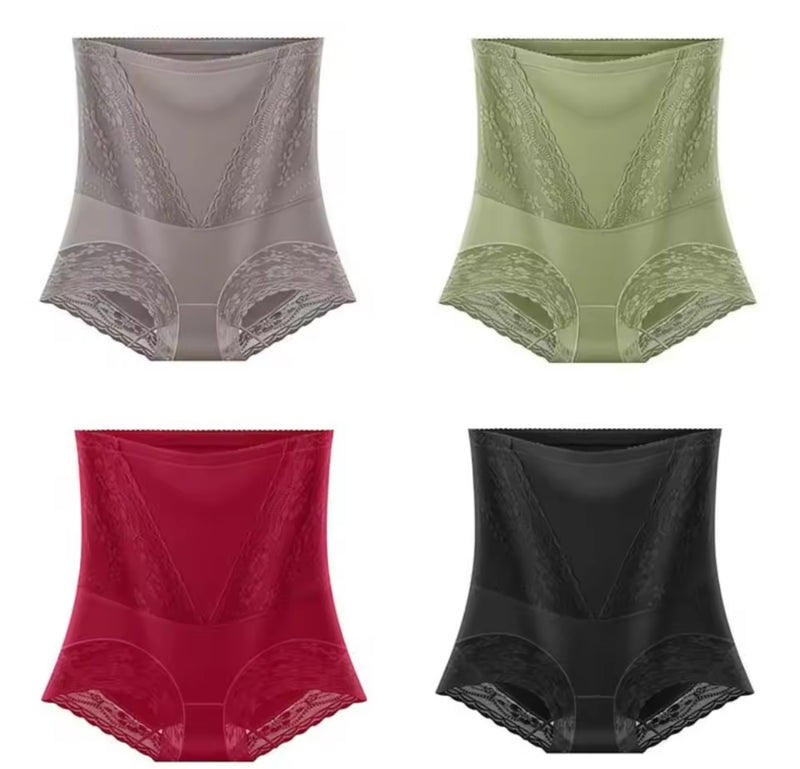 Lace Flowers Postpartum Body Shaper High Waist Shapewear138661 - TUZZUT Qatar Online Shopping