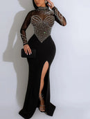 Women's Long Sleeve Evening dresses XXL 564316 - TUZZUT Qatar Online Shopping